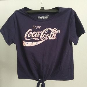 Coca-Cola Floral Cropped Tee